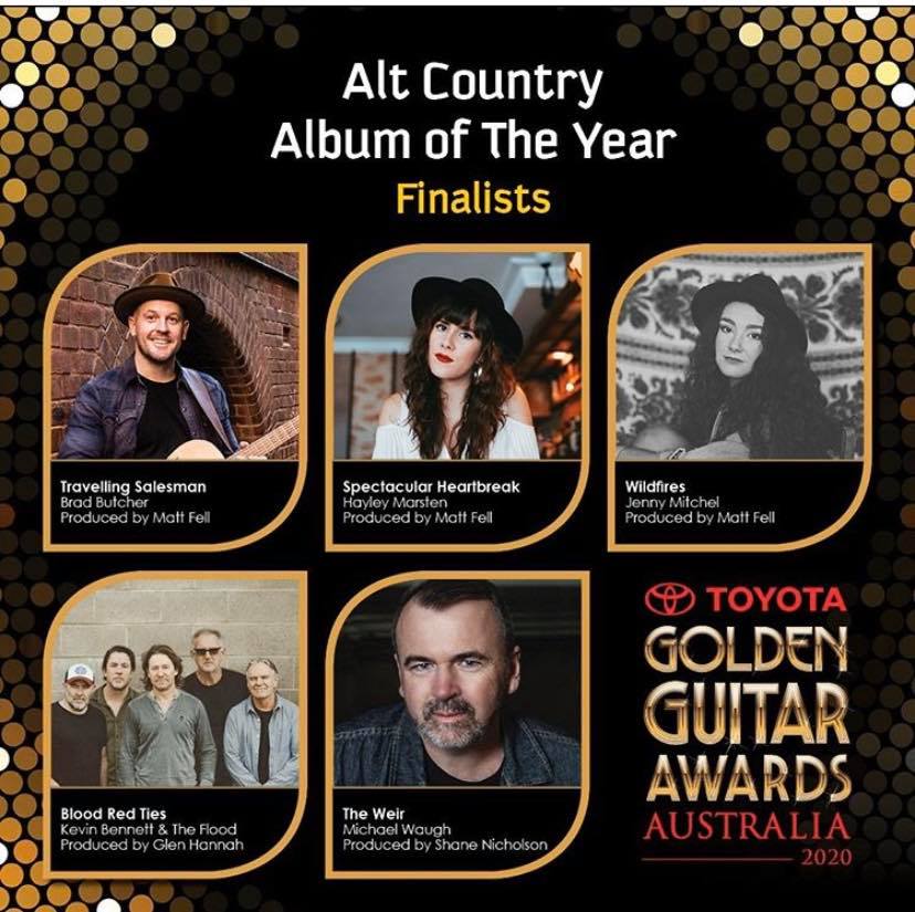 Tamworth 2020 Alt-Country Album Nominees