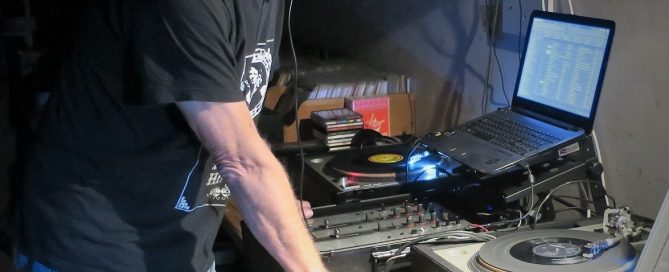 DJ Reckless Robin at the controls